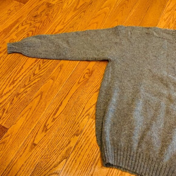 Vintage BROOKS BROTHERS SHETLAND WOOL SWEATER 46 XL Knitted in SCOTLAND Crewneck - Picture 8 of 15